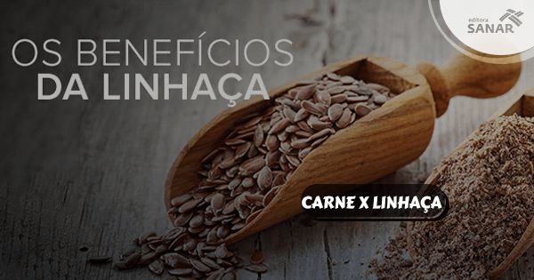 Existe a possibilidade de substituir a carne por linhaça?