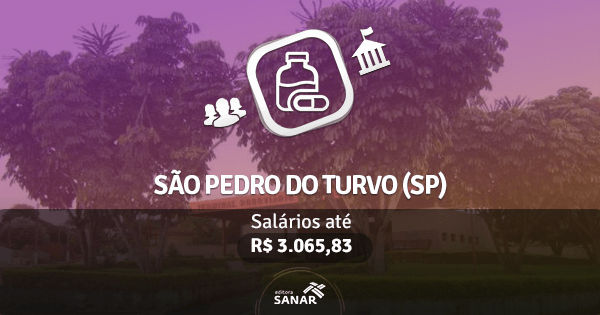 Prefeitura de São Pedro do Turvo (SP): edital aberto com vagas para Farmácia