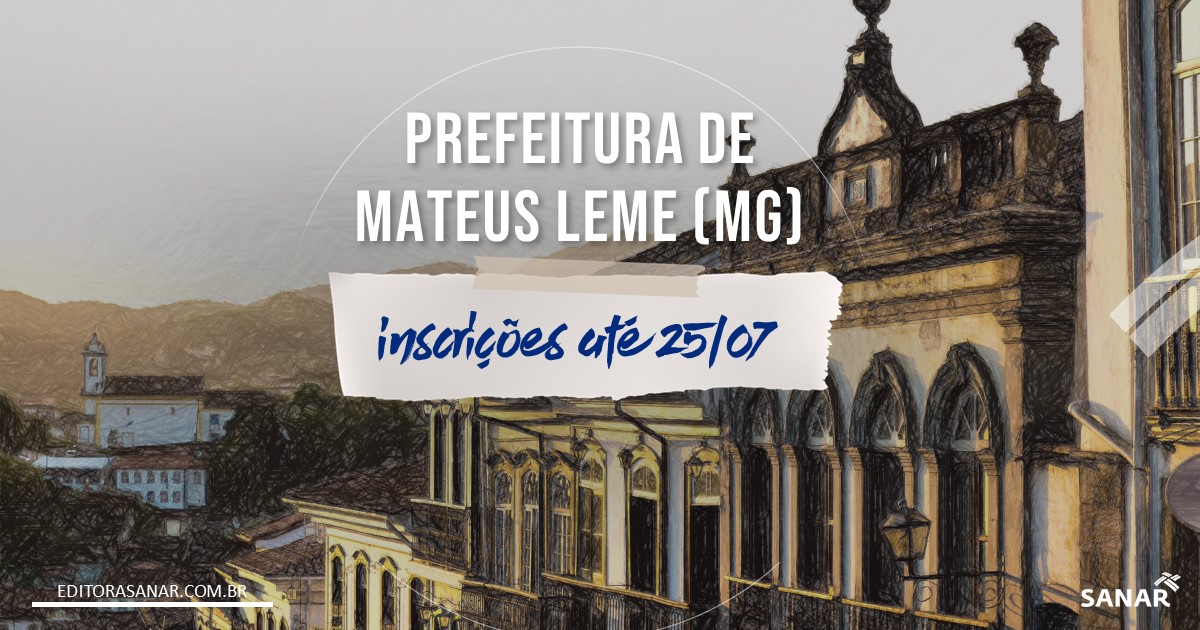 Concurso de Mateus Leme MG salários de até R13,2 mil na Saúde!