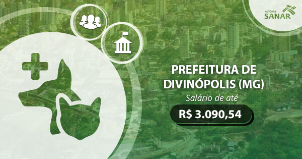 Concurso Prefeitura de Divinópolis (MG): edital publicado com vaga para Medicina Veterinária