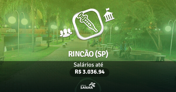 Concurso Prefeitura de Rincão (SP) 2017: edital aberto com vagas para Enfermagem