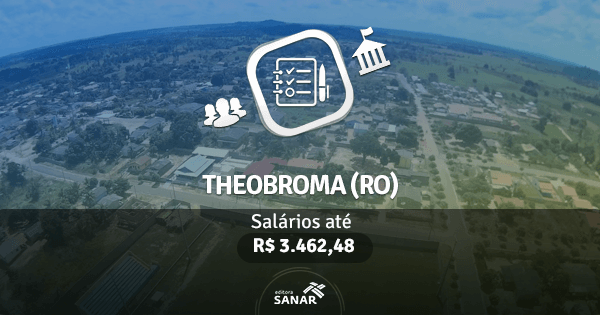 Concurso Prefeitura de Theobroma (RO) 2017: edital com vaga para Enfermagem