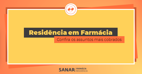 Os 10 assuntos que mais caem nas provas de residência em farmácia